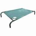 Pamperedpets Gale Pacific Small Steel Pet Bed - Brunswick Green PA23773